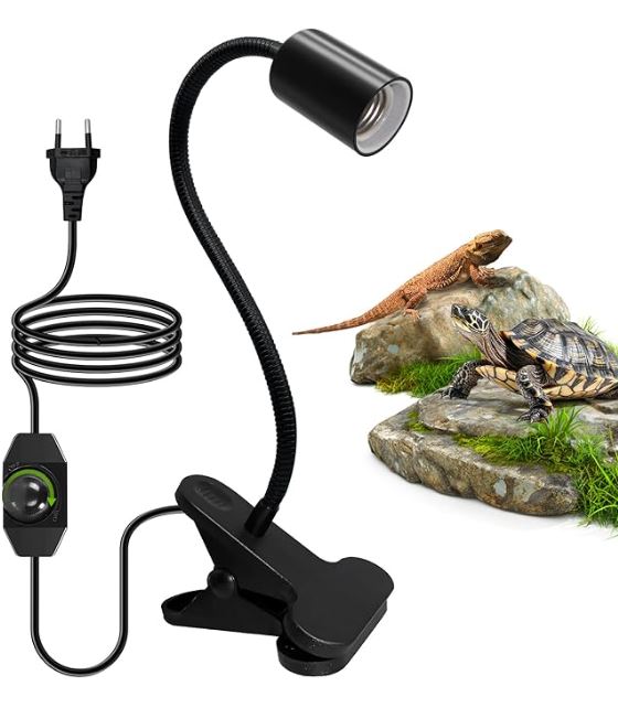 Portalámparas con pinza gecko